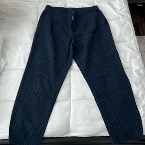Madewell Wool Pinstripe Pull-On Pants